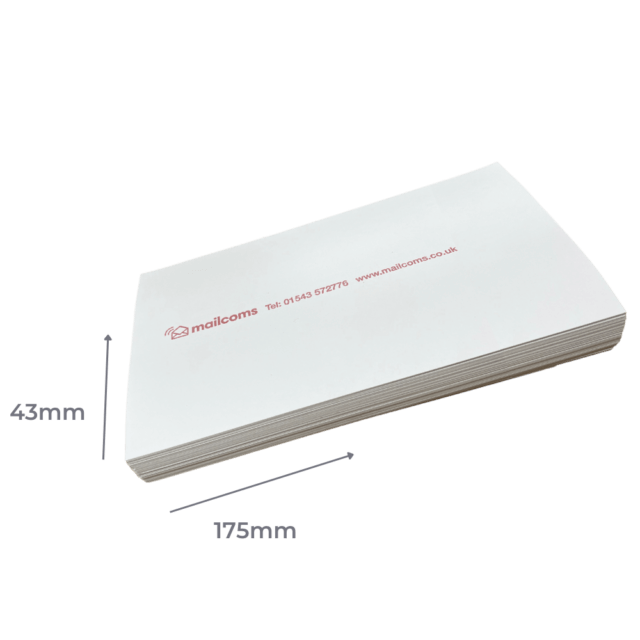 Universal Long Double Sheet Franking Labels (2 labels per sheet) - 175x43mm