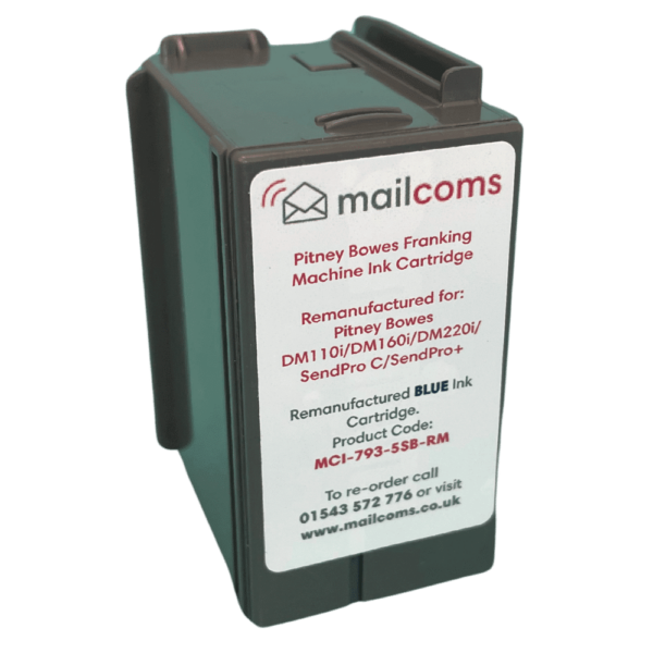 Pitney Bowes DM110i, DM160i & DM220i Remanufactured Franking Ink Cartridge