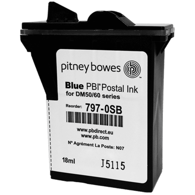 Pitney Bowes DM60 Original Franking Ink Cartridge