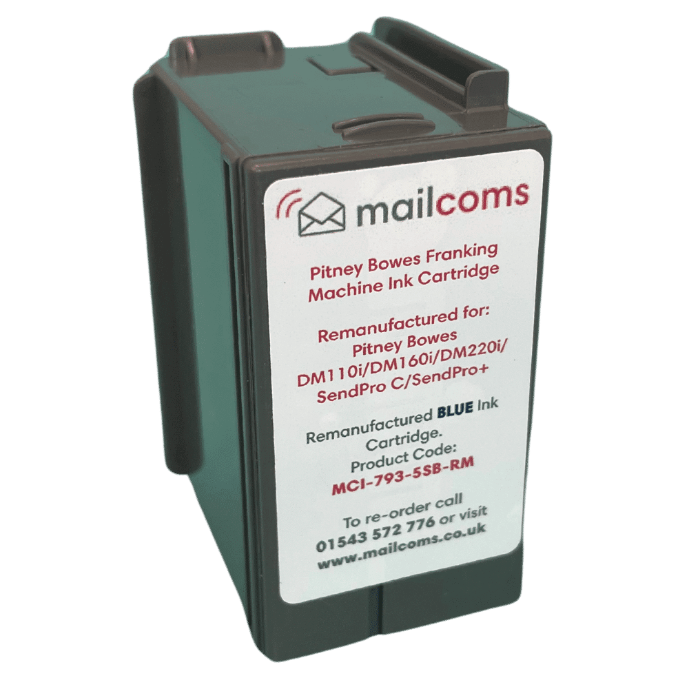 Pitney Bowes SendPro+ Remanufactured Franking Ink Cartridge