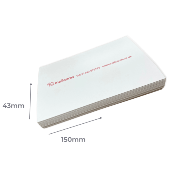 Universal Double Sheet Franking Labels (2 labels per sheet) - 150x43mm